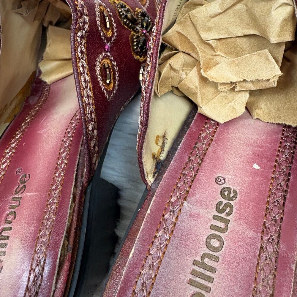 Dollhouse Tina Vintage Y2K Beaded Embellished Western Style Mules Size 7.5 - Picture 8 of 8